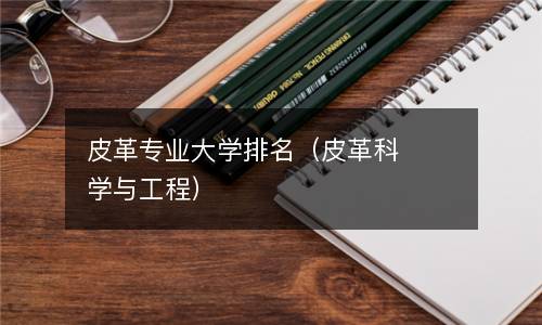  皮革专业大学排名（皮革科学与工程）