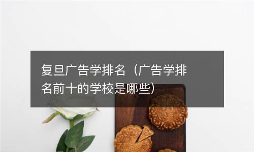  复旦广告学排名（广告学排名前十的学校是哪些）