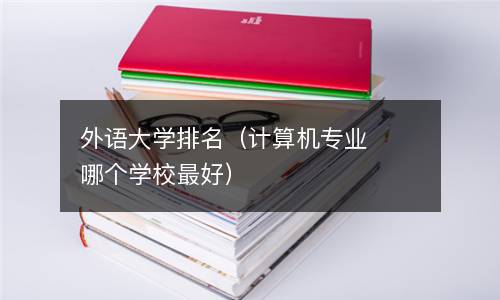  外语大学排名（计算机专业哪个学校最好）