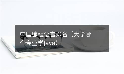 中国编程语言排名（大学哪个专业学java）