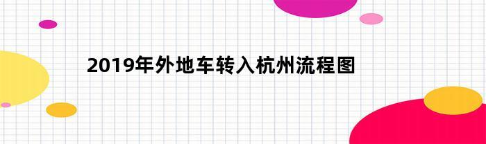 2023年外地车转入杭州流程图(外地车转入杭州区域号牌流程)