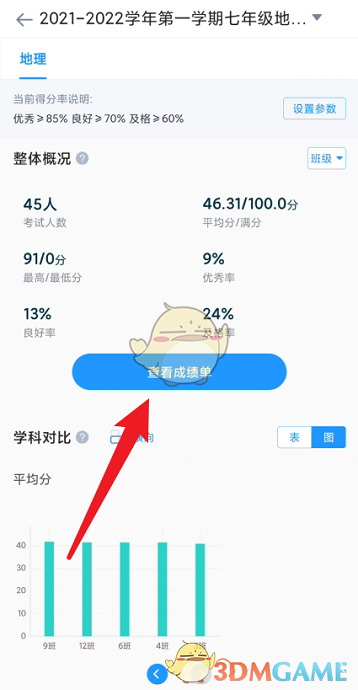 《好分数教师版》查看全班成绩方法